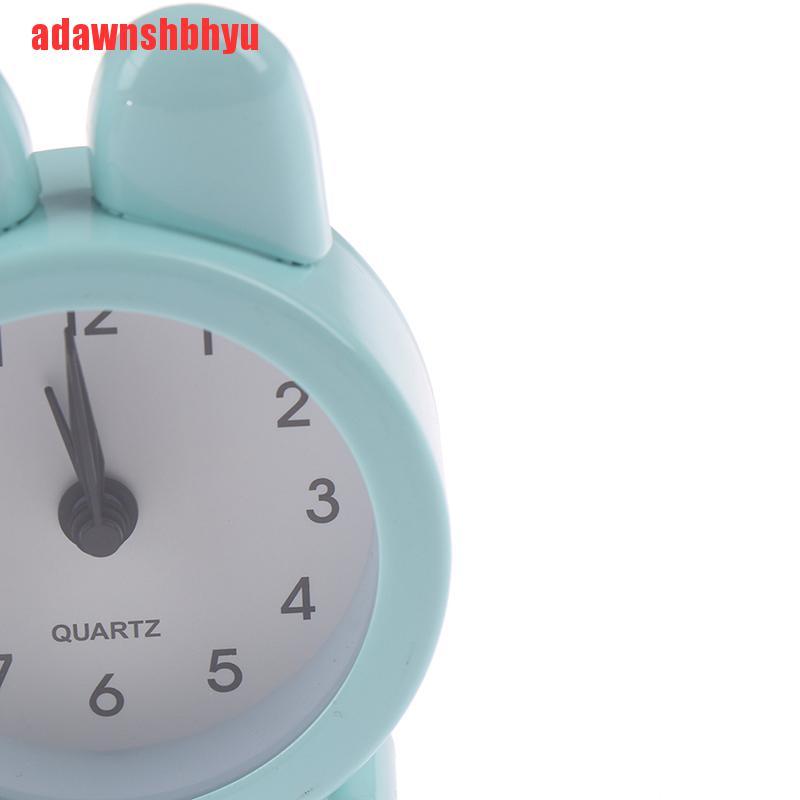 [adawnshbhyu]Alarm Clock Small Bed Mini Metal Small Electronic Small Alarm Clock Kids Toy