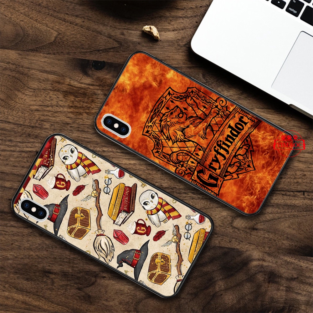 Ốp điện thoại mềm hình Harry Potter Gryffindor cho Iphone XS Max XR X 11 Pro 7 8 6 6S Plus