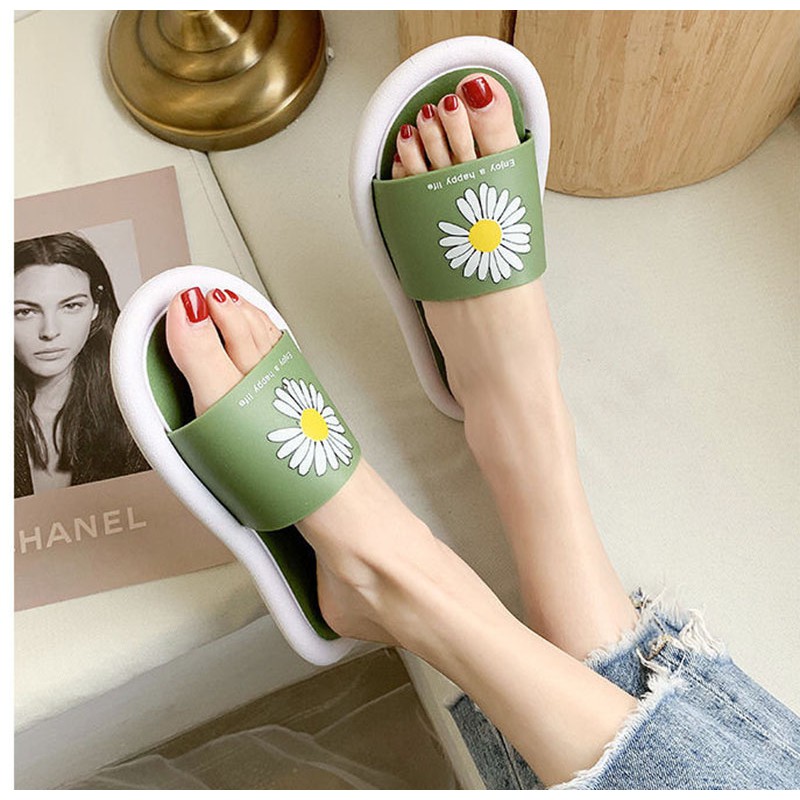 (HÀNG SALE) Dép nữ 💖FREESHIP💖 Dép hoa cúc siêu hot hàng Quảng Châu chuẩn | BigBuy360 - bigbuy360.vn