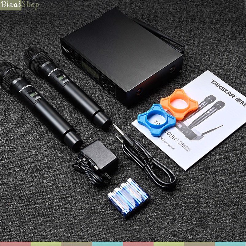 Takstar TS-3310UH - Micro Không Dây UHF Cho Phòng Học, Văn Phòng, Sân Khấu, Karaoke Gia Đình, Phạm Vi 100m