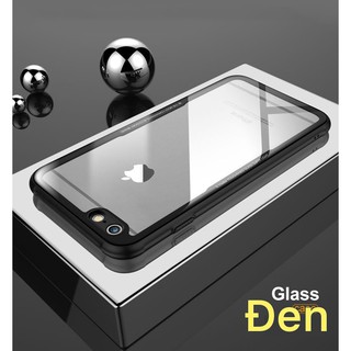 Ốp lưng Cafele nắp kính cường lực trong suốt không ố, viền màu dẻo chống sốc cho iPhone 6/6s