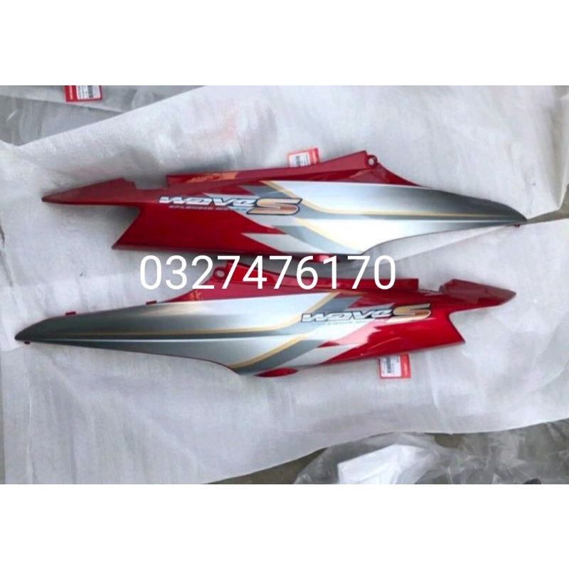 Bộ nhựa dàn áo xe WAVE S100 2007-2009 màu đỏ zin honda