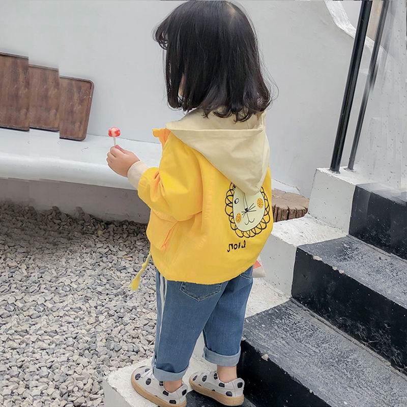Áo Khoác Hoodie Có Khóa Kéo In Hình Hoạt Hình Dễ Thương Cho Bé