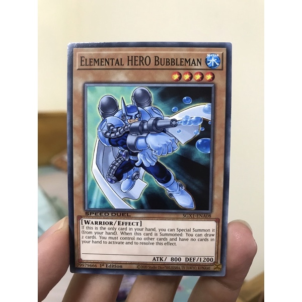 Thẻ bài Yugioh Elemental HERO Bubbleman
