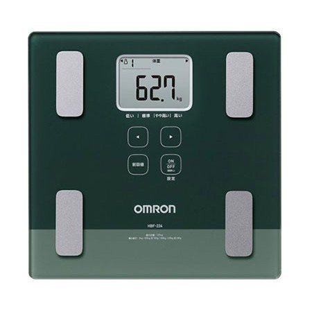 Cân đo lượng mỡ cơ thể OMRON HBF-224 đo các chỉ số cơ thể tiện dụng tại nhà