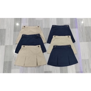 Set 2 váy kaki bé gái xuất dư xịn