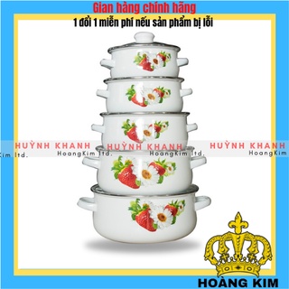 BỘ NỒI MEN TRÁI CÂY CỦ QUẢ 5 CÁI ( TÙY THEO MỖI LẦN NHẬP HÀNG MẪU SẼ KHÁC)