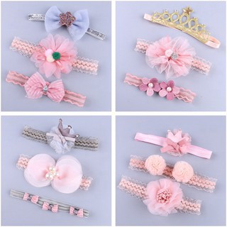 Bộ 3 băng đô nơ xinh xắn cho bé gái