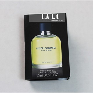 [ vial ] Nước hoa Dolce & Gabbana D&G Pour Homme EDT 1.5ml
