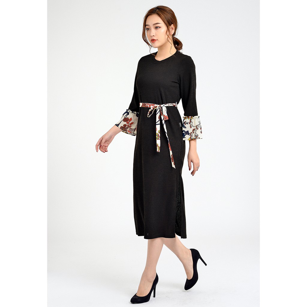 Đầm len suông LAMER L63T18T066 (không đai)