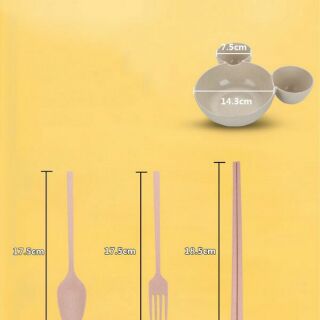 BỘ BÁT ĂN DẶM lúa mạch CHIA NGĂN MICKY Nhật Bản CHO BÉ