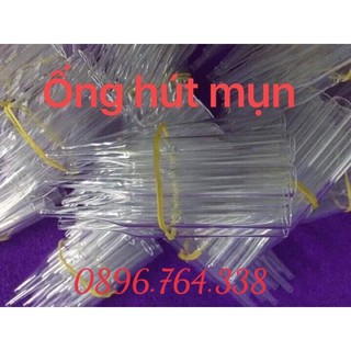 Ống hút mụn thuỷ tinh bó 10 ống