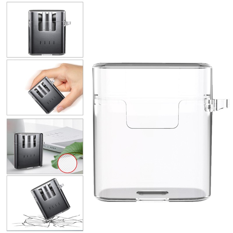 Vỏ bảo vệ hộp sạc bằng TPU trong suốt cho tai nghe không dây Bluetooth Fill/Fill CC2