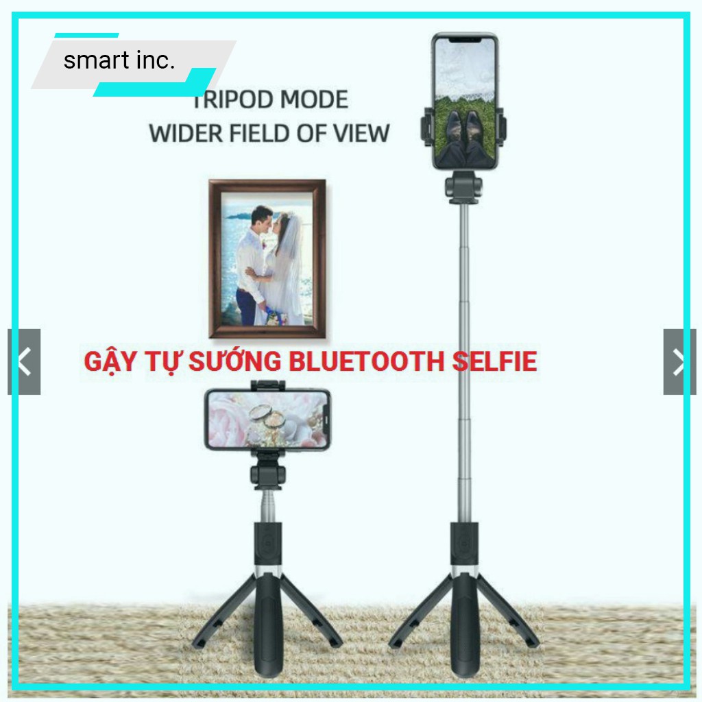 Tripod 3 Chân Đế Đỡ Điện Thoại Giá Đỡ Smartphone Gấp Gọn Gậy Selfie Bluetooth Chụp Hình Ảnh Tự Sướng Kèm Remote | BigBuy360 - bigbuy360.vn