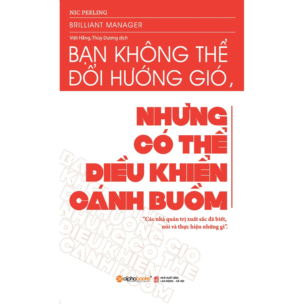 Sách - Bạn Không Thể Đổi Hướng Gió, Nhưng Có Thể Điều Khiển Cánh Buồm (Tái Bản 2017)
