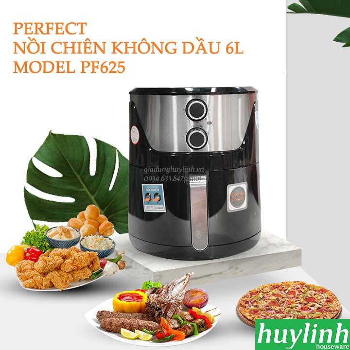 Nồi chiên không dầu Perfect PF-625 - 6 lít