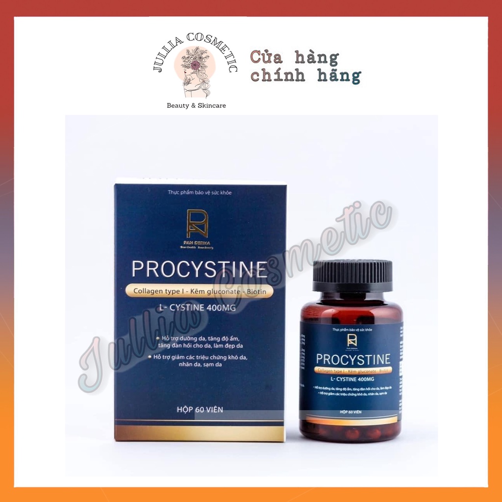Viên uống giảm mụn trắng da Procystine