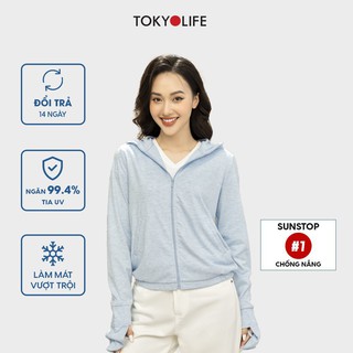 Áo khoác chống nắng nữ TOKYOLIFE dòng UV Master làm mát đặc biệt, thấm hút mồ hôi F9UVJ054I