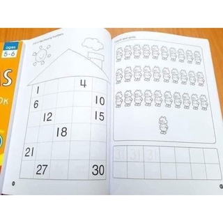 Bộ 3 cuốn giấy đẹp - Preschool Maths workbook