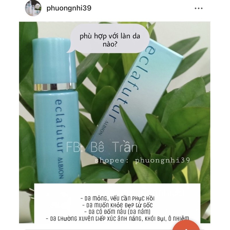 ALBION- ECLAFUTUR 8ml - Tinh chất nuôi dưỡng tế bào