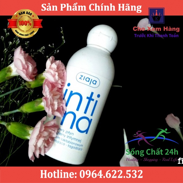 Dung dịch vệ sinh phụ nữ Intima Ziaja Ba Lan 200ml - Sống Chất 24h