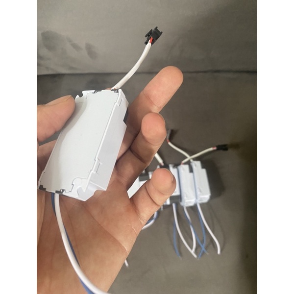 Nguon driver tăng phô chấn lưu đèn Led Âm trần 7w 3 màu