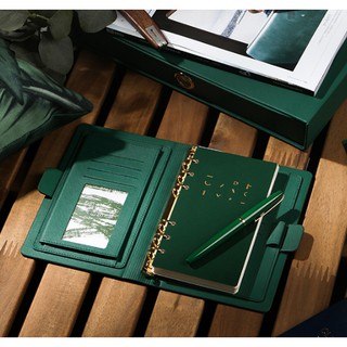 Sổ planner và bullet journal bìa còng cao cấp phong cách sang trọng ruột dot blank line