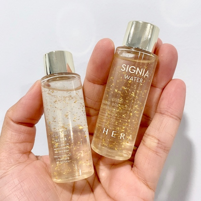 1 lọ Nước hoa hồng tái sinh da chiết xuất vàng 24k HERA Signia Water 20ml