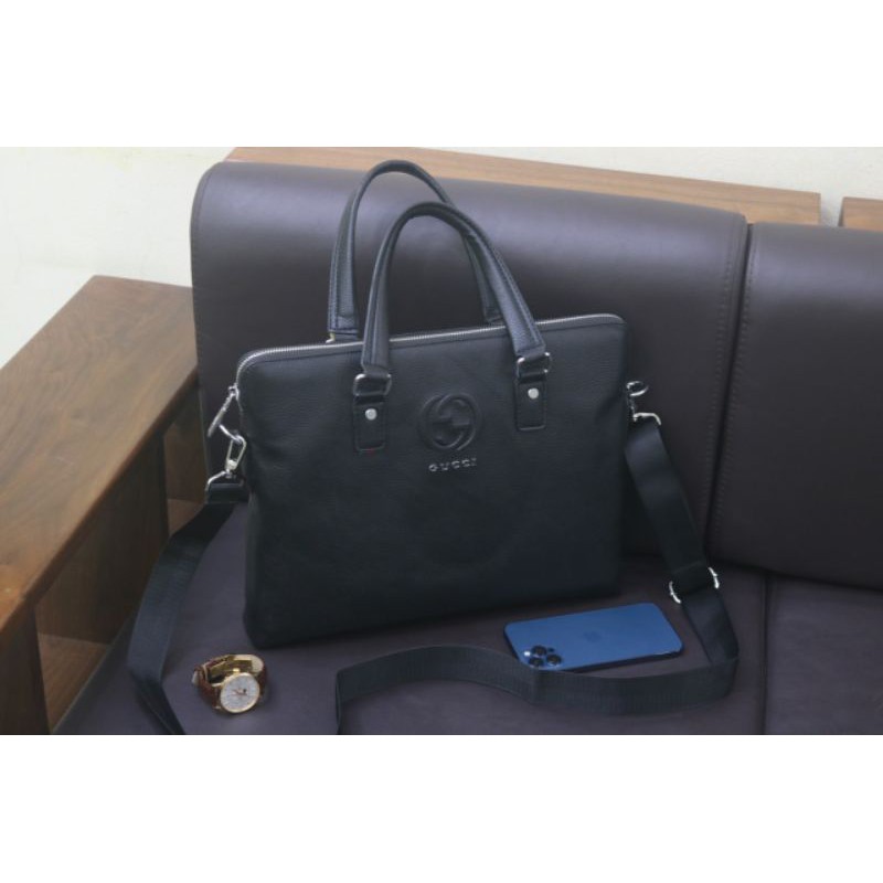 Túi nam công sở da mềm sz38cm tiện dụng | BigBuy360 - bigbuy360.vn