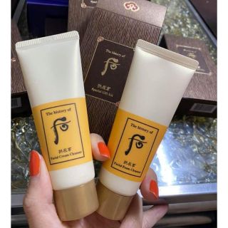 SET SỮA RỮA MẶT VÀ TẨY TRANG WHOO VÀNG (40ML X 2)