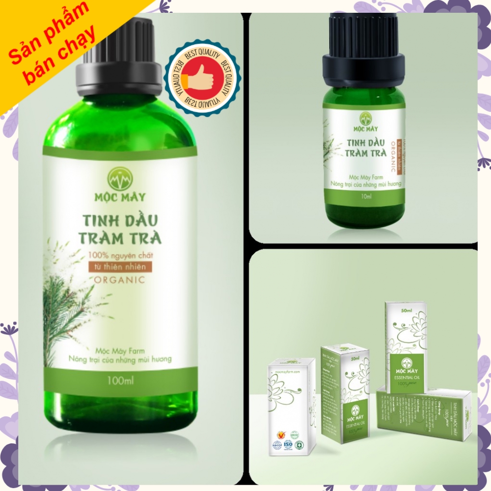 [GIÁ SỈ] Tinh dầu Tea Tree Oil (tràm trà) 10ml trị mụn siêu tốc, nguyên chất 100%
