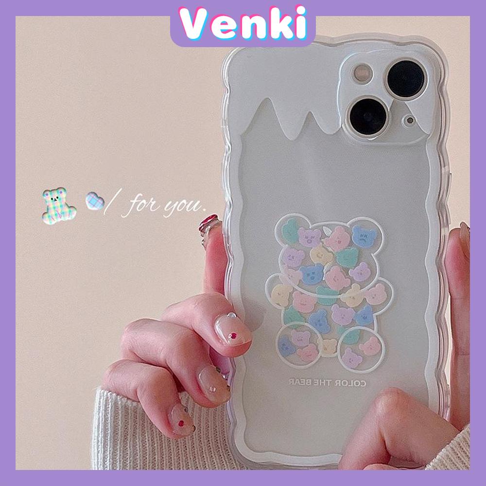 Ốp Điện Thoại Silicon Mềm Chống Trượt Chống Sốc In Hình Gấu Trắng Cho iPhone 13 Pro Max 12 Pro Max 11 7 Plus