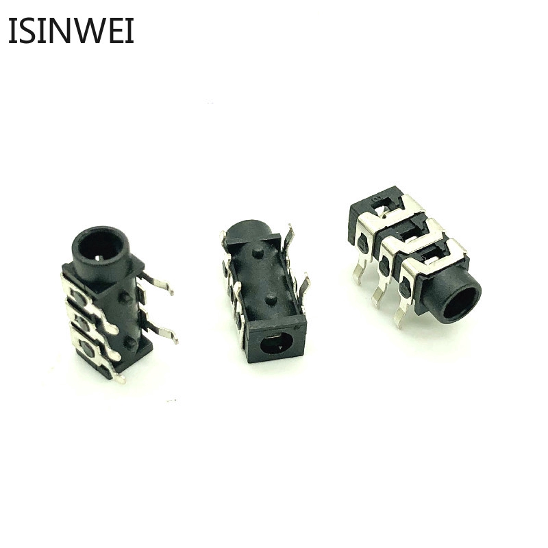 20 Đầu chuyển đổi tai nghe PJ-313 3.5mm 5 pin tùy chọn màu sắc