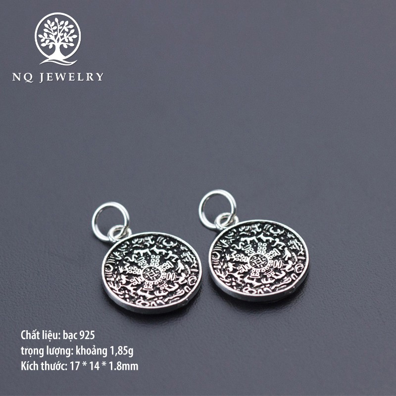 Charm bạc cung hoàng đạo 12 con giáp - NQ Jewelry