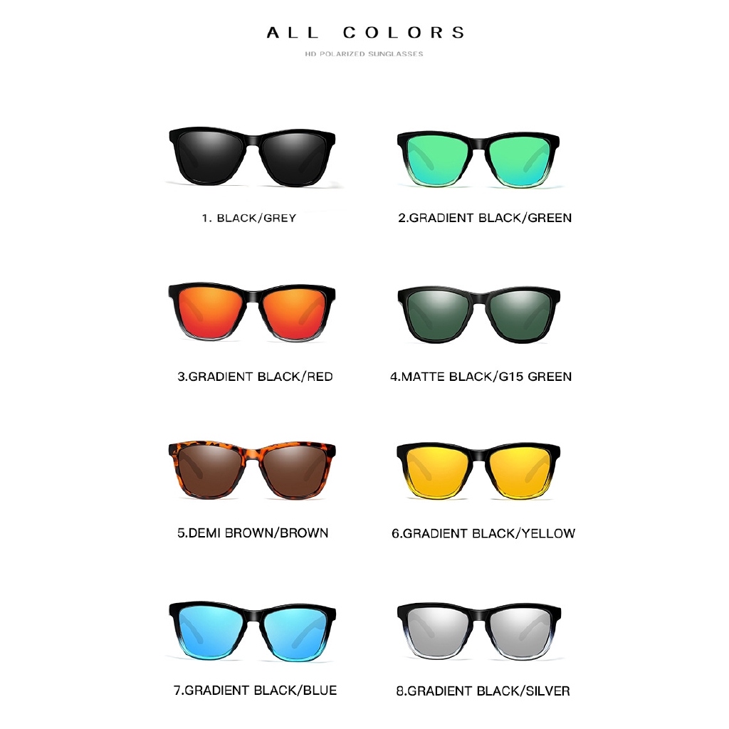 Kính Mát Phân Cực Thiết Kế Thời Trang Cho Nam