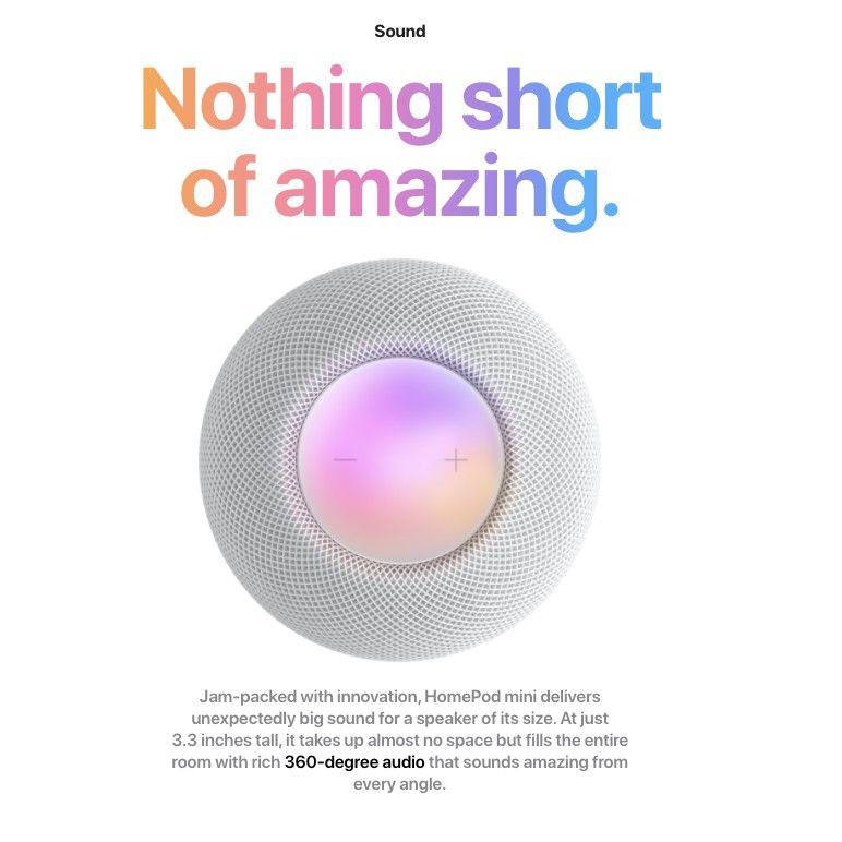 Loa bluetooth thông minh Homepod Mini chính hãng Apple mới 100% chưa kích hoạt