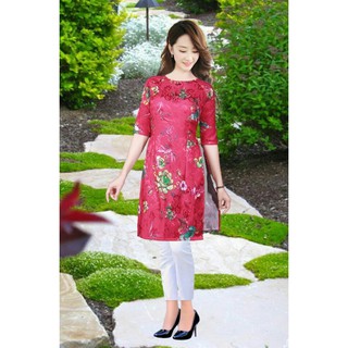 ÁO DÀI CÁCH TÂN GẤM TẾT