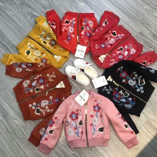 Sỉ áo khoác thêu hoa