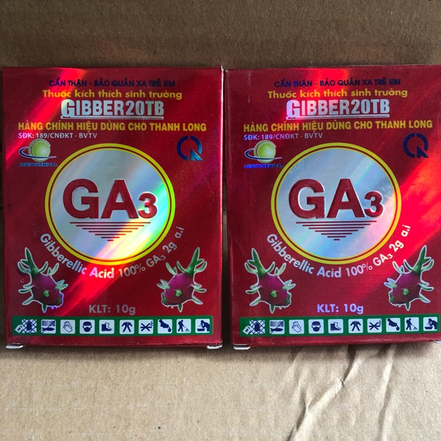 2 viên GA3( GA3 sủi)
