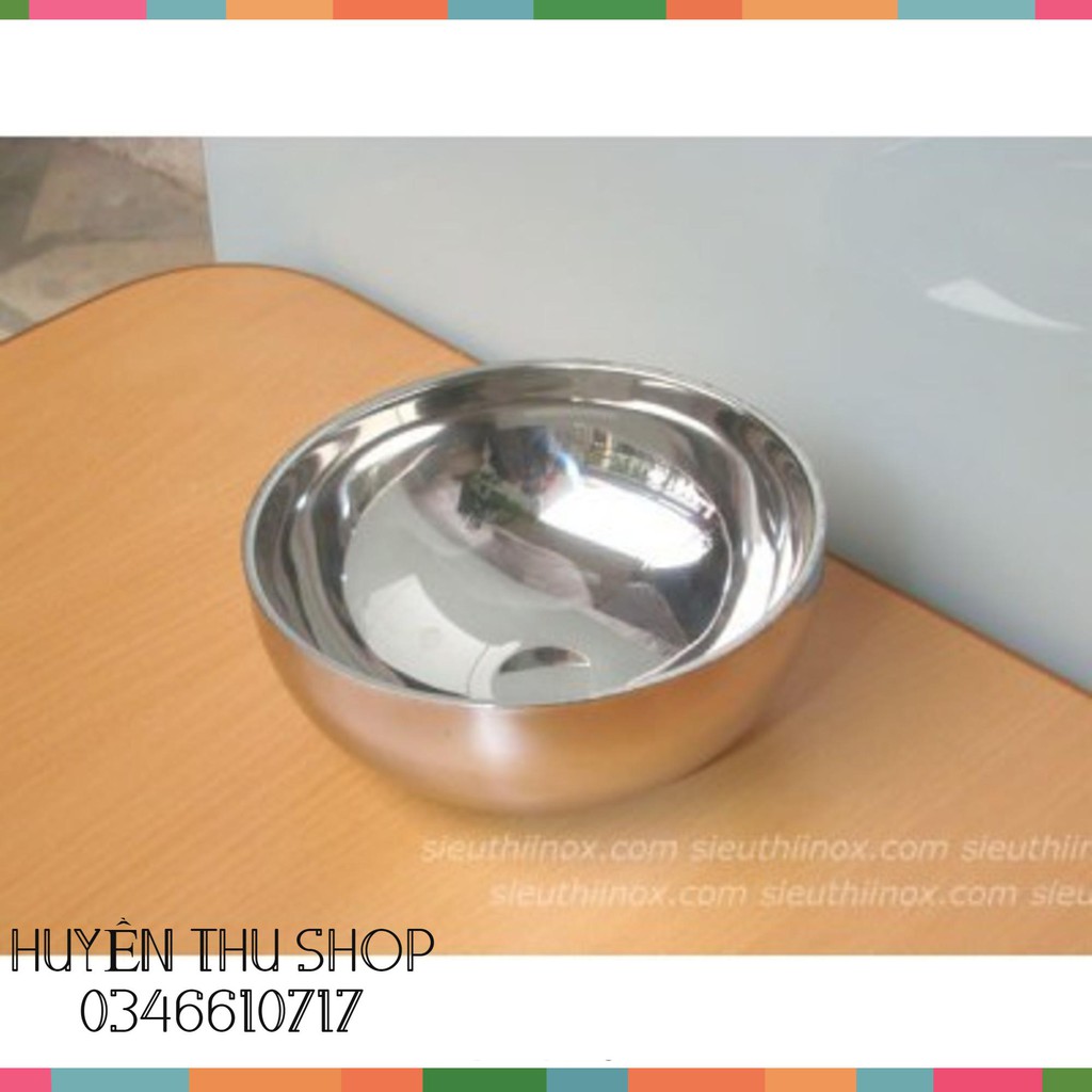 Bát inox 2 lớp chống nóng cỡ 11-16-14 cm