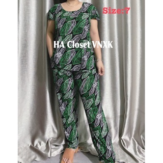 Bộ Thun Gân Hoa 3D Size TO(75-85ky)