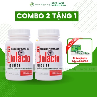 Combo 2 lọ Hỗ trợ tiêu hóa, đầy bụng, khó tiêu BIOLACTO lọ 100 viên