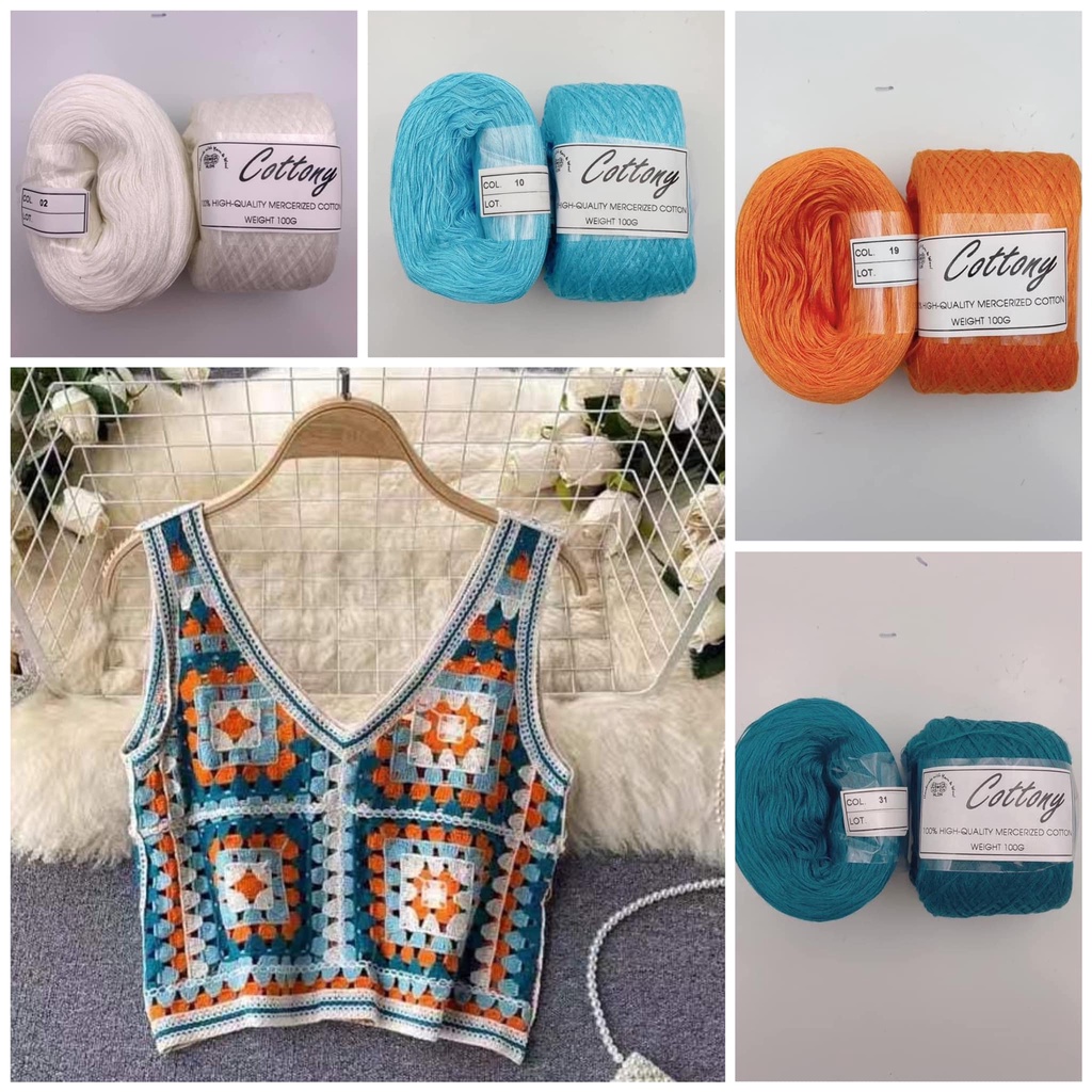 Sợi Cottony (sợi cotton 100%)
