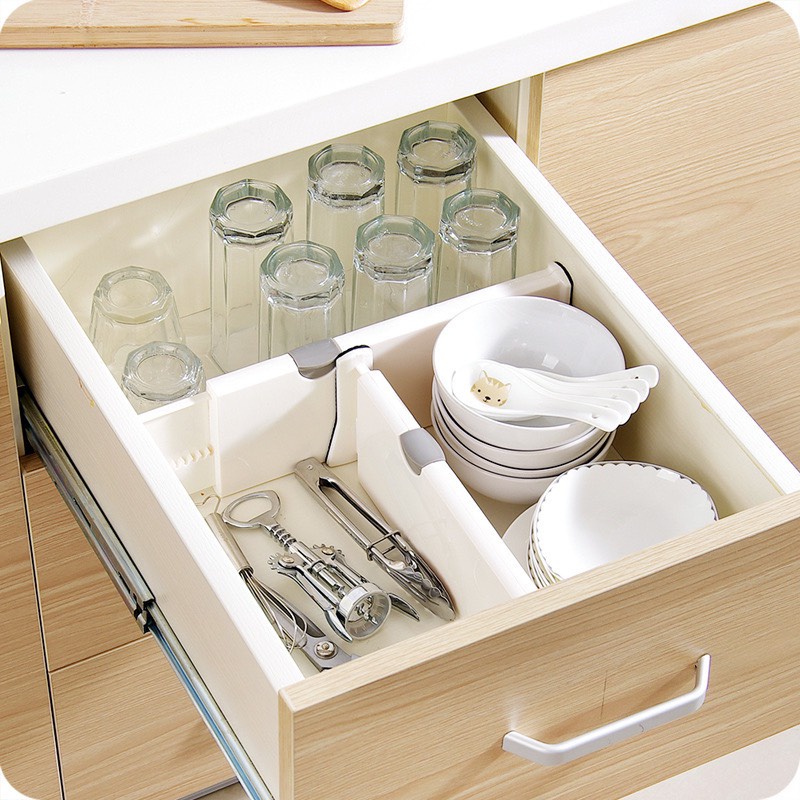 Thanh Kệ Dụng Cụ Chia Ngăn Kéo , Ngăn Bàn, Giá Sách , Ngăn Tủ Tiện Lợi hàng cap cấp TK444