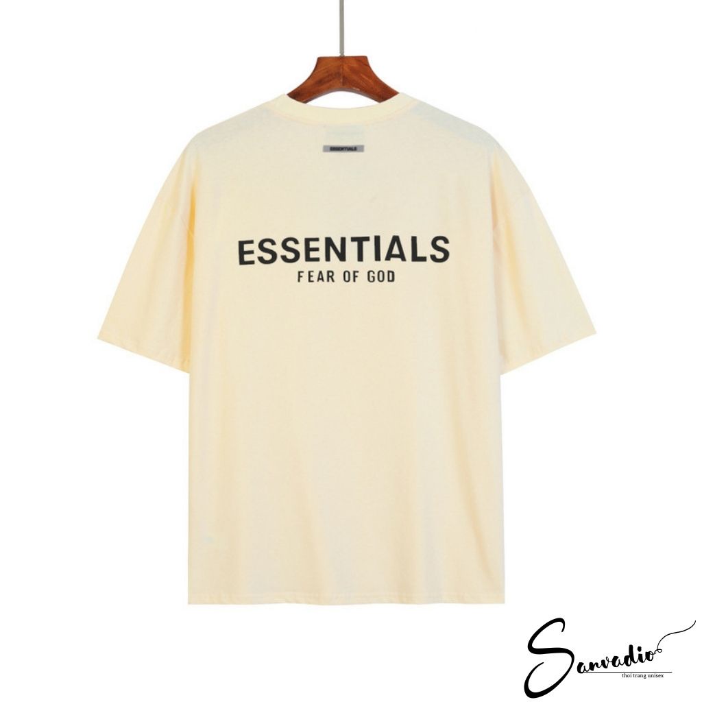 Áo Thun ESSENTIALS SANVADIO áo thun nam cao cấp unisex áo phông tay lỡ from rộng thời trang cao cấp Hàn Quốc AT300