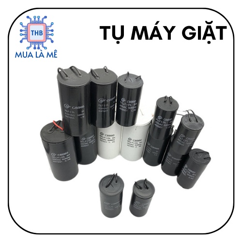 Tụ máy giặt CBB60 3uF/4uF/6uF/8uF/10uF/15uF/16uF/35uF/40uF45uF/50uF/60uF/100uF/150uF/200uF/350uF-450V chất lượng tốt.