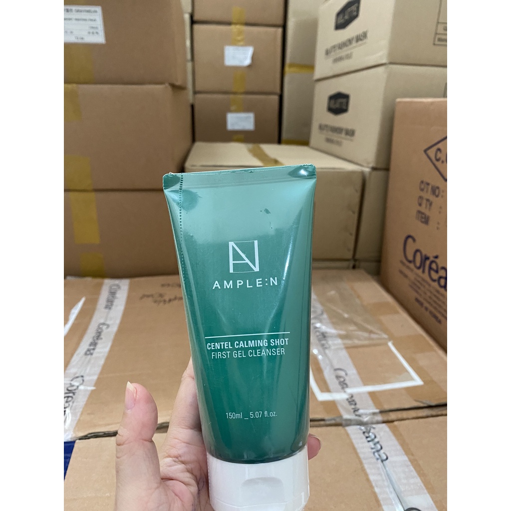 Gel Tẩy Trang Dịu Nhẹ Ample:N Centel Calming Shot First Gel Cleanser 150ml