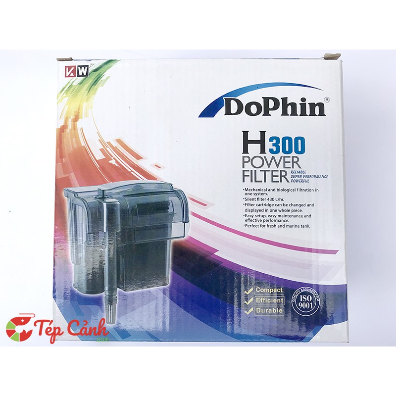 Dophin h300 mẫu lọc thác chuyên dụng cho bể cá