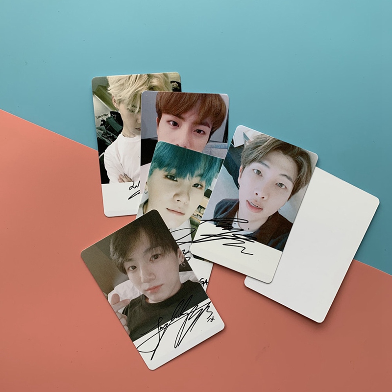 Bộ 7 Thẻ Hình Thành Viên Nhóm Nhạc Bts