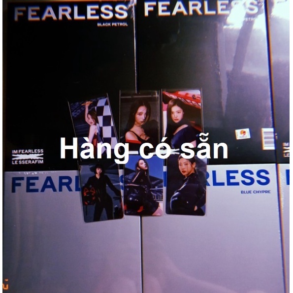 Album LE SSERAFIM - FEARLESS + Quà 1 ảnh khổ A5 hình bias (ghi chú khi đặt hàng)